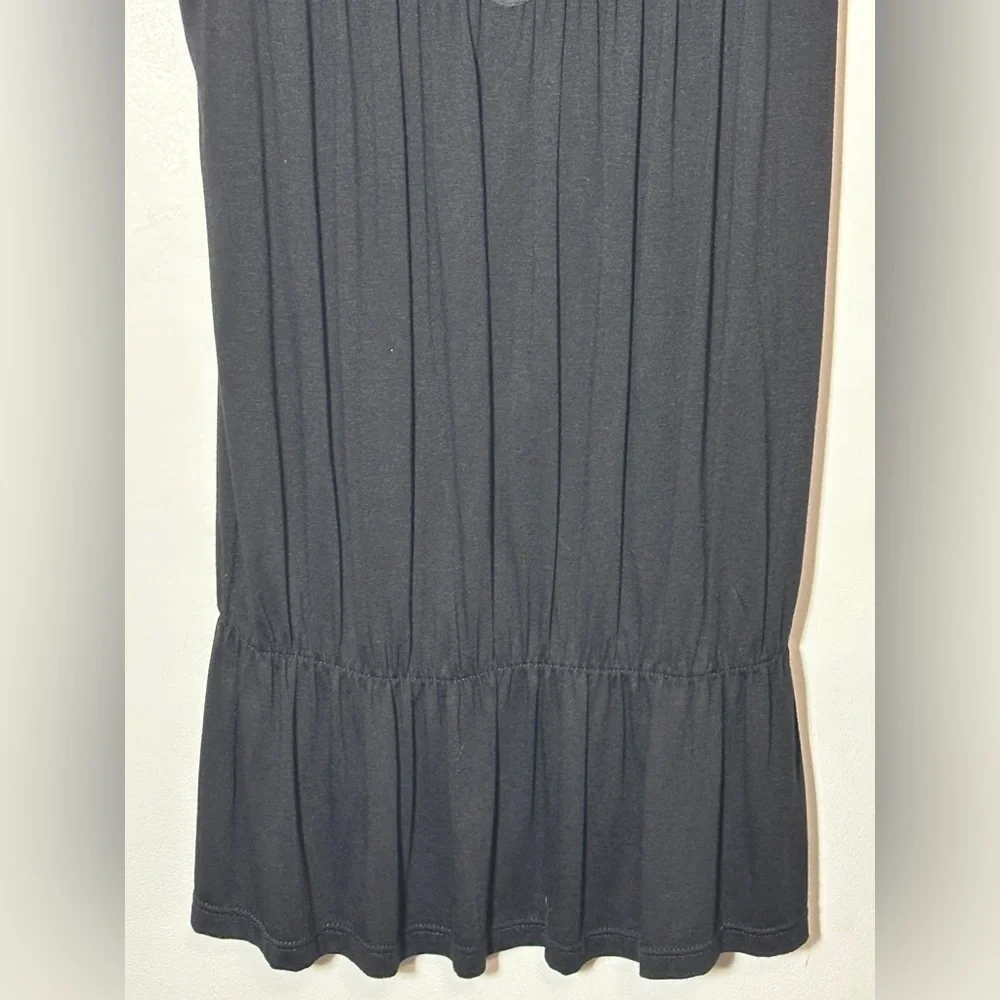 Chris & Carol Chic Black and White Embellished Sleeveless Classic Tank Top Sz L